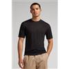 Intimissimi T-shirt In 100% Lino Soft Nero