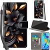 PHINIENLAND Cover per Huawei P30 Pro Case PU Pelle Custodia [Kickstand] [Chiusura magnetica] [Slot per Schede], Portafoglio Flip Custodia per Huawei P30 Pro,Fiori