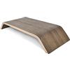 Valiai Robusto supporto per TV in legno, portatile da ufficio, supporto per computer in stile minimalista scandinavo, colore rovere chiaro