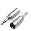 Cable Matters confezione da 2 adattatori da 6,35 mm da 1/4 di pollice da TRS a XLR - da maschio a maschio
