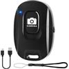 HENGBIRD Telecomando per fotocamera Bluetooth 5.2 per iOS & Android - Telecomando ricaricabile per foto e video con pulsante selfie, cavo di ricarica USB e cinturino da polso - nero