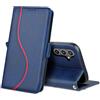 laddutoi Cover per Samsung Galaxy S24 FE 6.7 5G, Custodia Flip Case in Pelle PU [Slot Carte] [Supporto Stand] [Magnetica], Libro Portafoglio Antiurto Custodia per Samsung S24 FE 5G, Blu