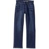 Amazon Essentials Jeans dal Taglio Dritto Vestibilità Regular Bambini e Ragazzi, Delavé Scuro, 10 anni Plus