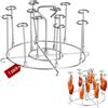 MUNTE Supporto per spiedini per friggitrice ad aria calda rimovibile, spiedini Airfryer, set rack verticale per friggitrice ad aria calda rotonda 18,5 × 10 cm, per ali di pollo alla griglia, kebab