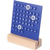 PATIKIL Calendario Perpetuo in Legno, Supporto per Calendario in Acrilico da Tavolo con Display di Mese Settimana Data per Ufficio Negozio Casa, Blu
