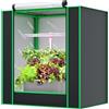 VIVOSUN Piccola Tenda daColtivazione per Aerogarden,Sistema di Coltivazione Idroponica, 50x36x54cm, Altamente Riflettente, in mylar, con finestra di Ventilazione