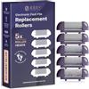 Essy Lima Per Piedi Ricariche - Set Di 5 Rulli Di Ricambio Con Trame Fine, Media e Grossolana, Rullo Ricariche Compatibile Per Rimozione Della Pelle Dura, L'Esfoliazione e La Cura Dei Piedi (Viola)