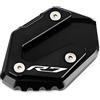 Modeer per Y.amaha YZF R7 2023 2022 2021 motociclo Estensione del cavalletto laterale Ingrandisci il pad della piastra yzfr7 yzf-r7 yzf r7 r 7 Accessori Colore: Nero