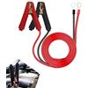 Wvxilyr 2 Pezzi Coccodrillo 30A Cavo Jumper 12V 24V, Cavi di Avviamento,Cavi per Batteria Auto, per Caricabatteria Auto, 1Meters, per Situazioni di Emergenza e Alta Potenza