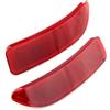 Generisch 2 x riflettore sinistro destro riflettore paraurti posteriore rosso compatibile con Dacia Lodgy Logan Dokker 8200751779