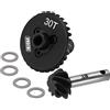 INJORA 8T/30T Acciaio Elicoidale Ingranaggi per SCX10 II SCX10 III UTB10 SCX10 PRO (Come Stock)