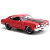 Jada- Fast & Furious Movie 1-1:24 Diecast-'70 Chevy Chevelle SS Veicolo Auto da Collezione in Miniatura, Colore Rosso, 97193