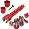 EUGENEKELLY Chiave per rubinetto, 8 in 1 Installatore di rubinetti multifunzionale, 34 mm, 40 mm, chiave per rubinetto sottolavello, Strumento chiave per rubinetto, per lavandino, bagno