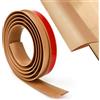 DIKEBAO Striscia di Transizione per Pavimenti Striscia di Soglia in Gomma PVC Strisce Autoadesive per il Bordo del Tappeto Profilo di Transizione Autoadesivo per Pavimenti in Legno Laminato, 2m*3,5cm