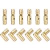 QUARKZMAN 12pz Cerniera Botte Invisibile Ottone, 19x5mm Cerniere Nascoste, Supporto Pieghevole Cerniere Cilindriche Botte Nascoste per Scatola Ricordi DIY, Cerniera Botte Porta Armadio