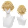 Sniivoo Parrucca corta arancione giallo anime parrucca Cosplay Halloween