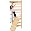 VEVOR Scala Svedese da Parete 15 Gradini in Legno Giocattolo da Arrampicata per Campi da Gioco al Coperto, Portata 100 kg, Scala Svedese da Parete, Spalliera Parete da Palestra in Legno di Pino
