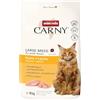 animonda Carny cibo secco per gatti Pollo + Salmone (1 x 10kg), cibo secco per grandi razze di gatti senza zucchero e cereali, grandi crocchette con molto pollo e pesce