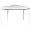 AKTIVE Gazebo pieghevole regolabile 300x300x240/250 cm bianco, Altezza regolabile in 3 posizioni, Robusta struttura in metallo, Tetto impermeabile, Montaggio rapido senza attrezzi (62187)