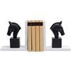 Kare Fermalibri Horse (2/Set) Decorativo, plastica, 21 x 36 x 8 cm