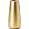 HUBUISH Vaso da fiori in ceramica color oro chiaro, 20,3 cm, grande vaso da fiori per la casa/tavola/decorazione d'accento, vasi minimalisti moderni per centrotavola, decorazione della stanza, soggiorno
