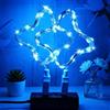 MUXIJIA 2 x luce stringa LED, 40 x LED 4M / 14Ft esterno/interno alimentatore USB impermeabile per camera da letto, cortile, matrimonio, Natale, fai da te, ecc. (Blu)