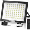 Lightasea Faro LED da 200 W con sensore di movimento, 20.000 lm, con telecomando, bianco freddo 6500 K, ultra luminoso, impermeabile IP66, per giardino, garage e patio