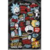 Grupo Erik: Poster Rick & Morty - Citazioni | Poster da parete Rick e Morty, 61 x 91,5 cm, Poster da muro con carta lucida e incorniciabile, Rick e Morty Gadget