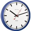 Hermle - Orologio da stazione radio pilotata, blu 30471-Q70870