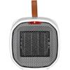 Silva Schneider HL-M 500 - Mini riscaldatore di design, colore: bianco, 2 livelli di riscaldamento (700 W/1400 W), termostato, protezione antiribaltamento e surriscaldamento, termoventilatore a