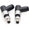 EONVIC M8 ad angolo retto 4 Pin maschio A Code Plug industriale Circolare Sensore Connettore Aviazione 8mm Impermeabile IP67 Connettore