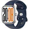 GIOPUEY Cinturini Compatibile con Honor Choice INFOWEAR Watch 2 PRO, Morbido Silicone Cinturino [Resistente all'Usura] [Traspirante] - Midnight Blue