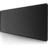 LL-COEUR XXL Nero Tappetino per Mouse Pad Gaming Computer Scrivania Office Mat (700 x 300 x 3 mm)