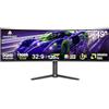 Amzfast Monitor Gaming Curvo 49 Pollici - DQHD 5120x1440 (32:9), 120 Hz, 1 ms MPRT, Adaptive Sync, sRGB 120%, Luminosità 350cd/m², HDMI 2.0, DisplayPort, Eye Care, VESA 75x75, PIP/PBP, AMZG49C7U