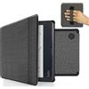 MyGadget Custodia per Kobo Libra Colour 2024 | Libra 2 2021 - Cover con Funzione Sonno | Sveglia automatica Integrata Grigio Chiaro