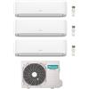 Hisense CONDIZIONATORE HISENSE TRIAL SPLIT HI-COMFORT 7000+7000+12000 BTU WIFI INVERTER 4AMW81U4RJC A++