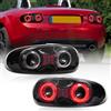 Archaic Posteriori Per Mazda MX-5 MK3 NC2/NC3 Miata 2 porte Convertibile | 2009-2015 NC LED Fari Posteriori Con Riflettore,JDM