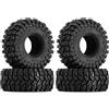 INJORA 1.0 Pneumatici-58 * 24mm Tutti i Terreni Super Morbido Appiccicoso King Trekker Pneumatici per TRX4M 1/18 1/24 RC Crawler SCX24 AX24, T1017