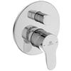 Ideal Standard - Cerabase, Miscelatore monocomando per vasca o doccia ad incasso, Due vie, Parti esterne, Cromato
