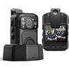BOBLOV B4K5 128GB 4K Bodycam Polizia professionale, 3400mAh IP68 impermeabile GPS Police Body Cam per 11 ore di registrazione video, fornisce dock di ricarica, Fotocamere montate sul corpo