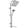 Jacuzzi Colonna doccia Victor adattabile a fori preesistenti soffione quadrato 20x20