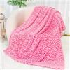 SEEGU Coperta in pile con ghepardo, calda coperta leopardata rosa leggera per divano, letto, campeggio, viaggi, 127 x 152,4 cm (BP-15)