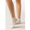 Calzedonia Calzini Corti Senza Elastico In Cotone Bianco