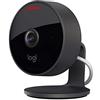 Logitech Circle View, videocamera di sicurezza domestica cablata resistente agli agenti atmosferici, 180°, 1080p, visione notturna, audio a 2 vie, crittografia e Apple HomeKit Secure Video - Nero
