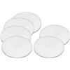 PATIKIL 50mm Acciaio Disco, 10pz Rotondo Metallo Timbratura Vergini Etichette Rotondo Cerchio Disco Piastra Cerchio Metallo Riscontro Piastra Fai-da-Te per magnetici Supporto, 2 in