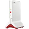 AVM Router FRITZ!Repeater 6000 Wireless Ethernet Banda tripla 2.4 GHz/5 GHz/5 GHz Rosso, Bianco