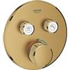 Grohe Grohtherm SmartControl termostatico, per vasca & doccia, 29119GN0, Grohtherm SmartControl cool sunrise spazzolato [Rubinetteria Bagno > Rubinetteria Doccia]