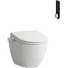 LAUFEN Cleanet Pro smart WC sospeso Comfort con sedile WC, versione rialzata e lunga, H601890000S002, Comfort Cleanet Pro bianco [WC > Smart WC]