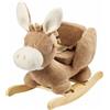 Nattou Dondolo in Legno ASINO BEIGE
