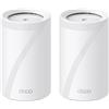 Tp-link Router Tp-Link Deco BE65 Wi-Fi 7 11000Mbit/s Bianco 2pz [DECO BE65(2-PACK)]